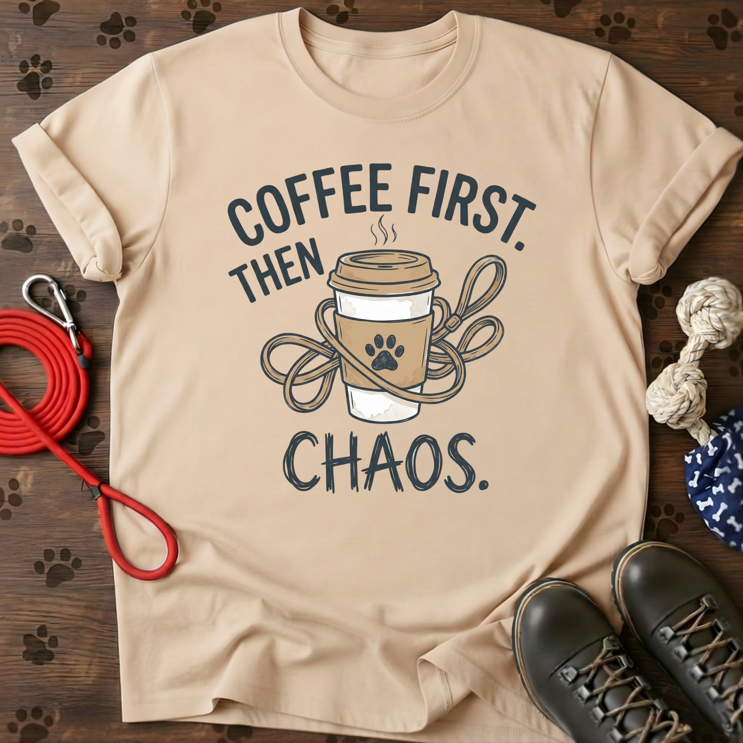 Coffee First Then Chaos T-Shirt