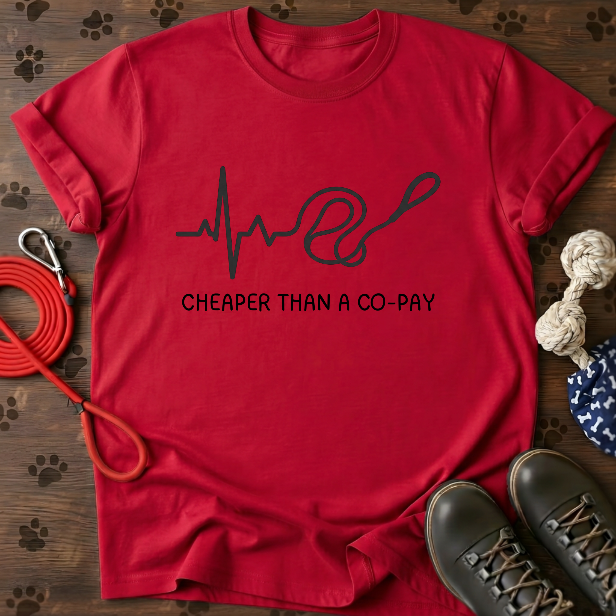 Dog Walking Self Care Tee