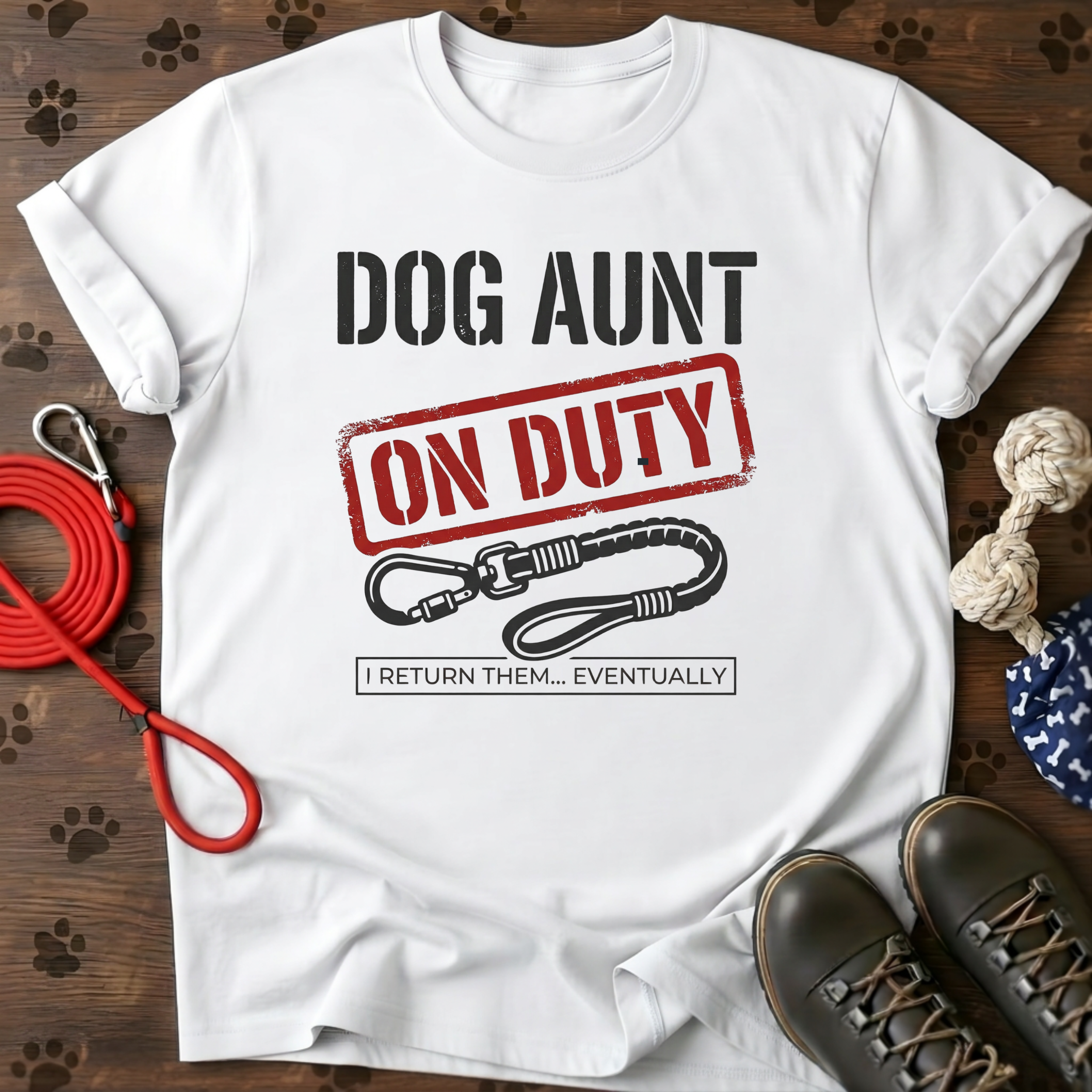 Dog Aunt On Duty T-Shirt