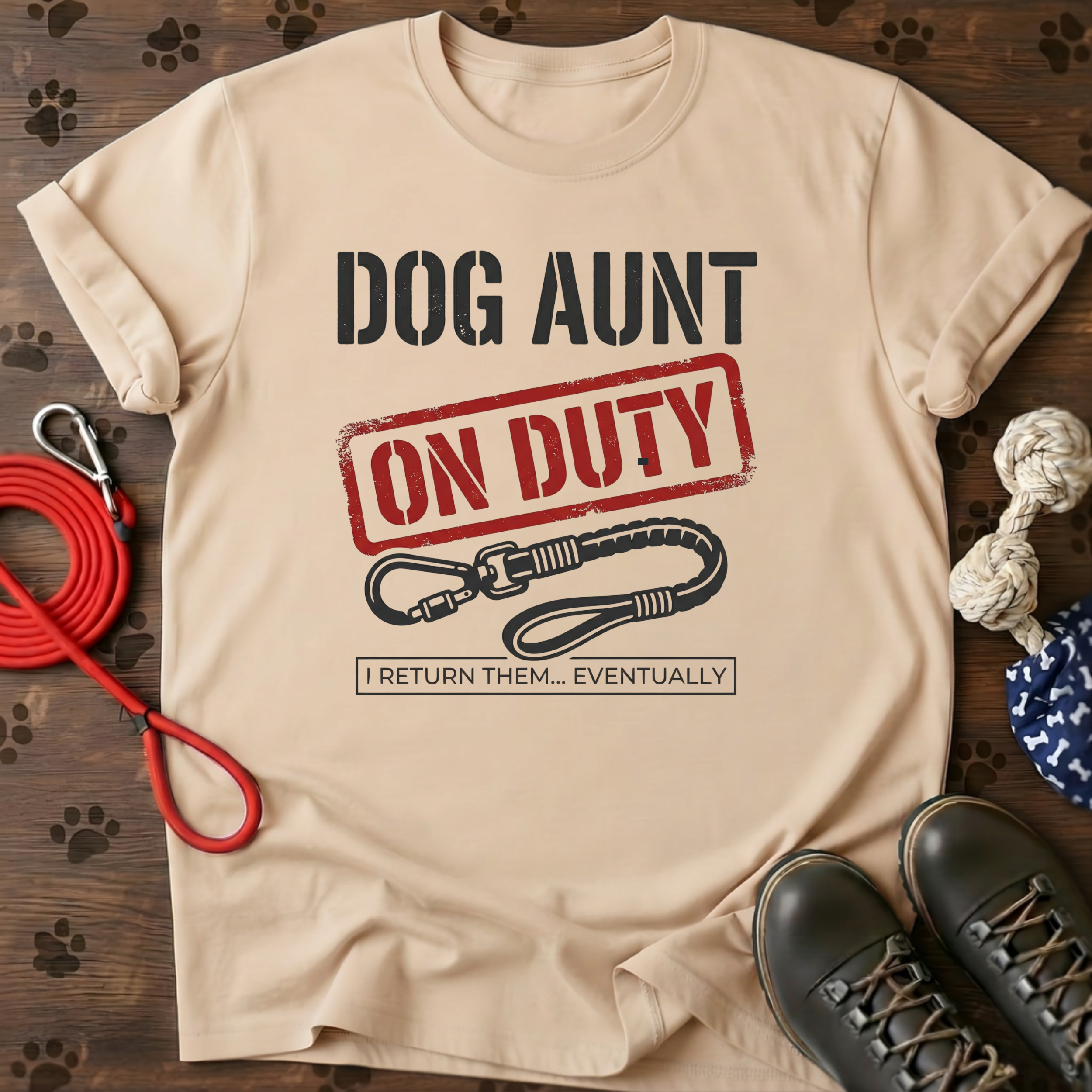Dog Aunt On Duty T-Shirt