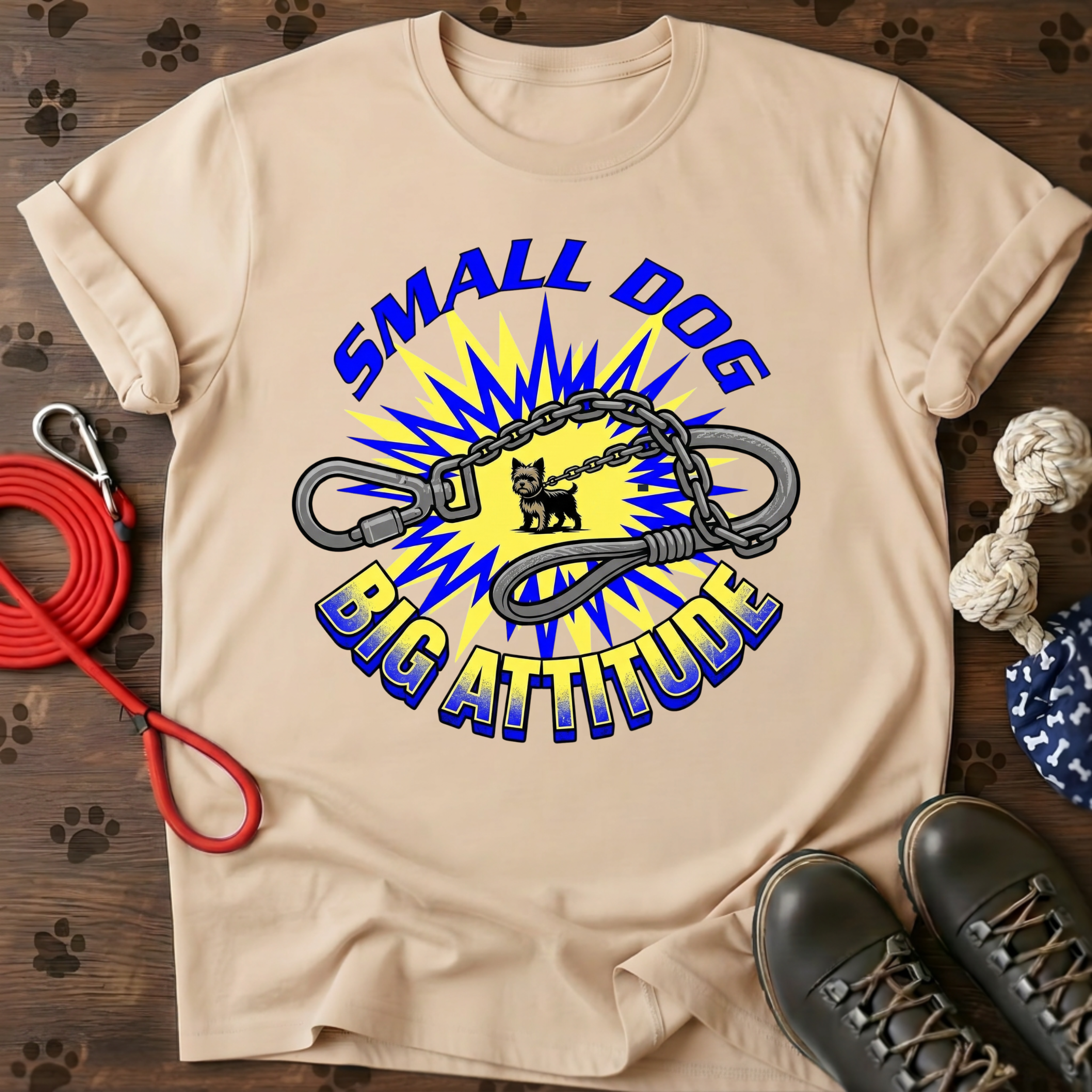 Small Dog Big Attitude Graphic Tee