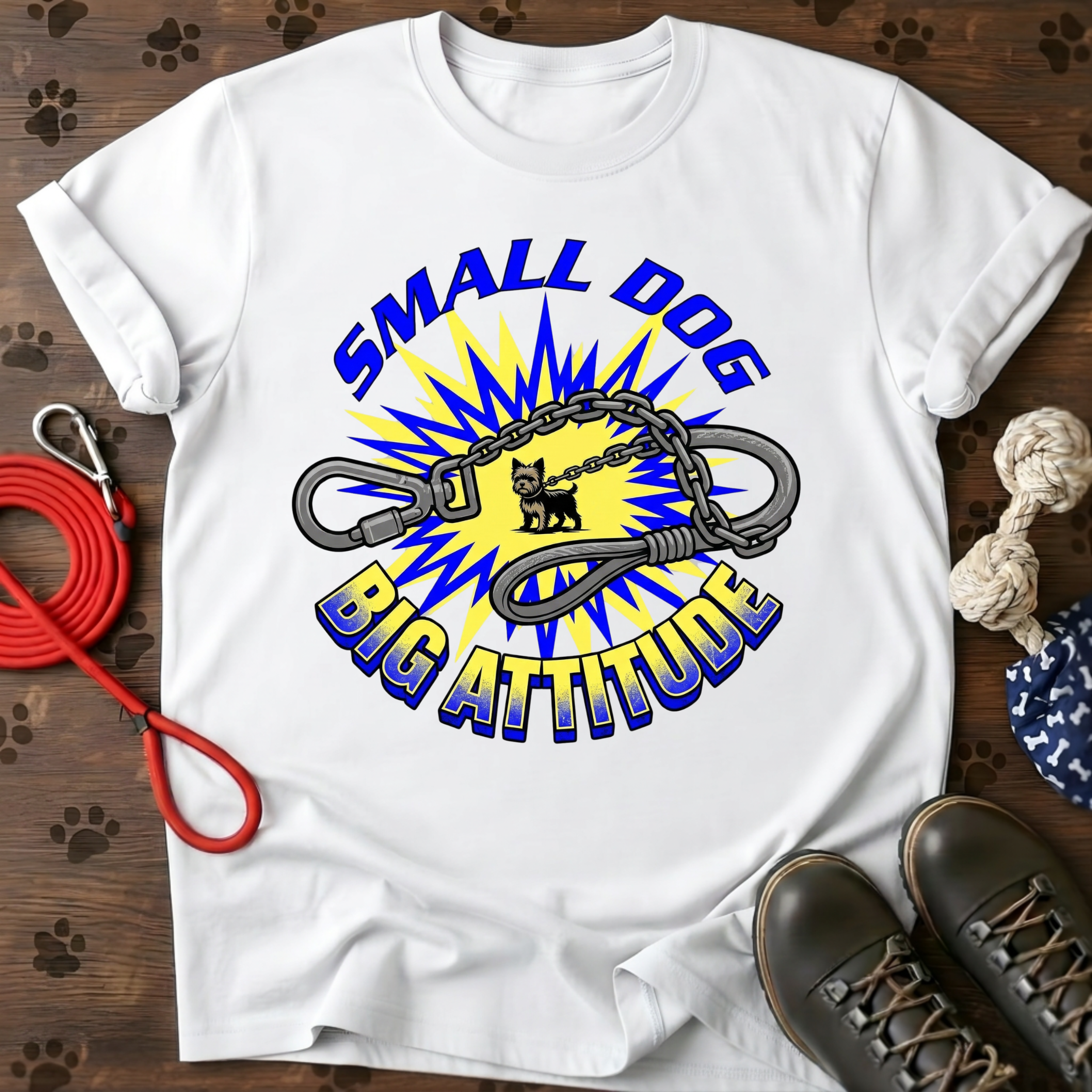Small Dog Big Attitude Graphic Tee