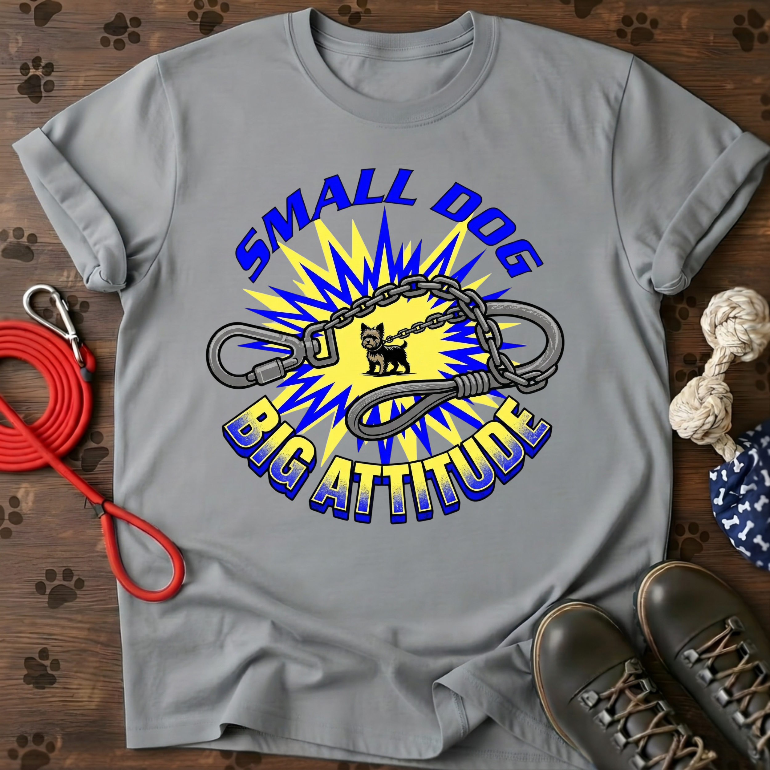 Small Dog Big Attitude Graphic Tee