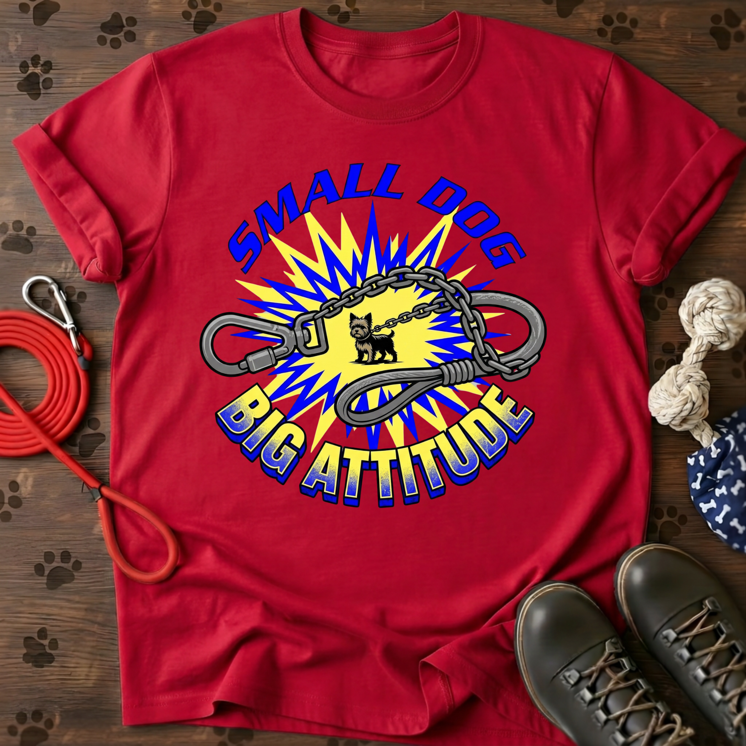 Small Dog Big Attitude Graphic Tee