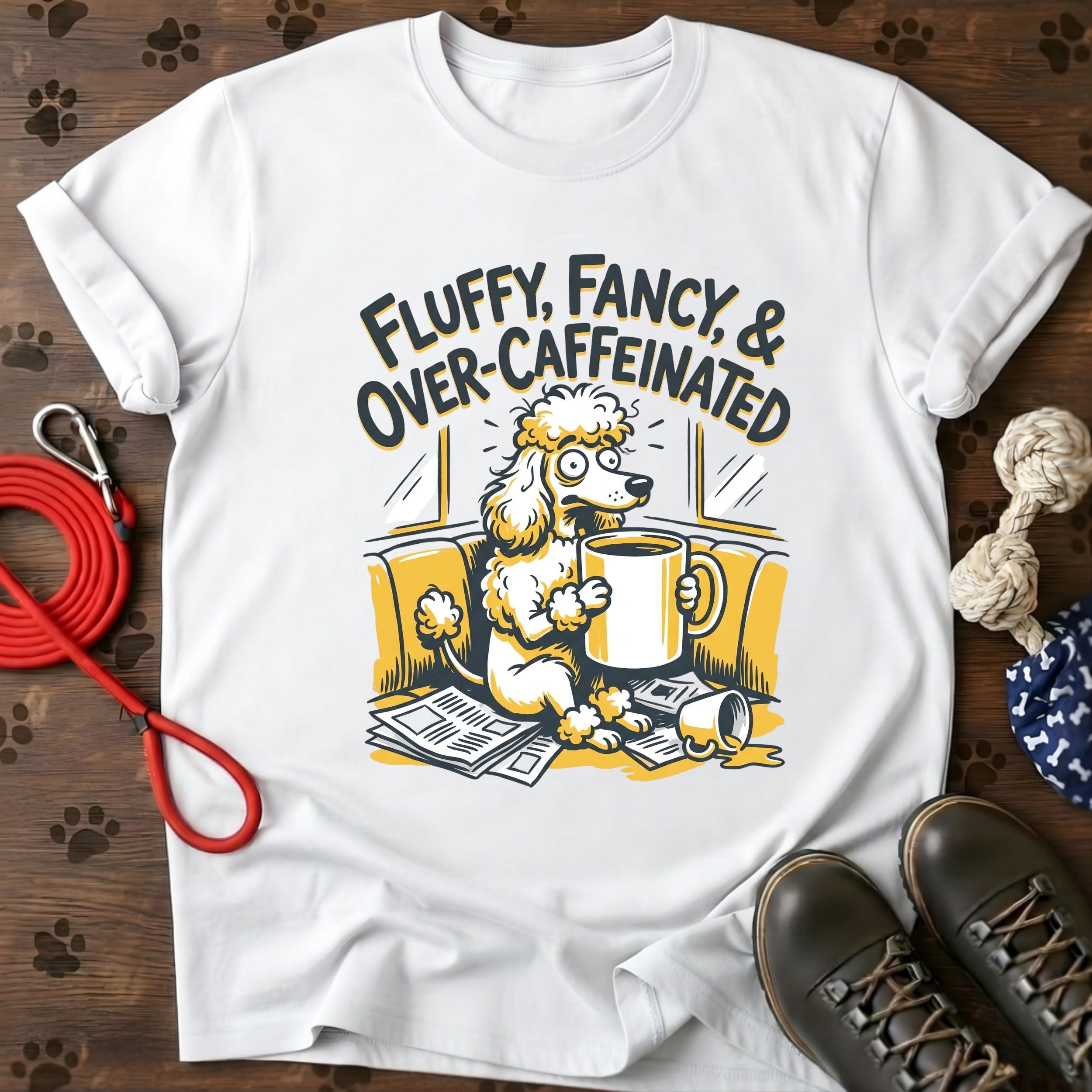 Fluffy. Fancy. Caffeinated. Tee