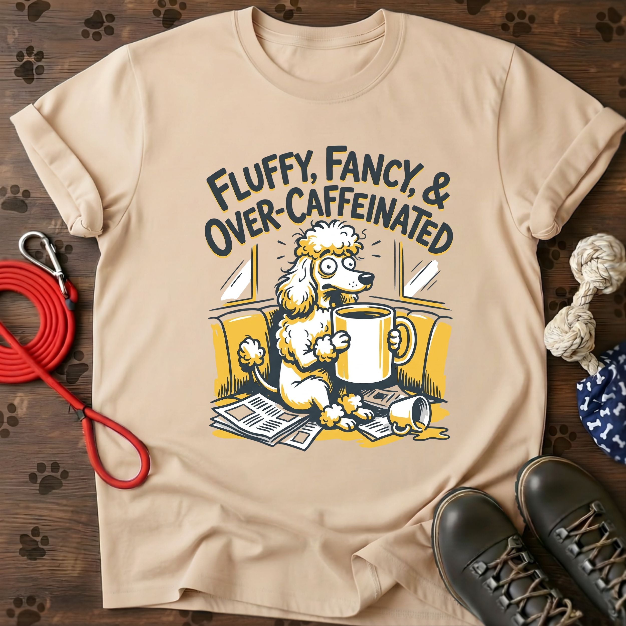 Fluffy. Fancy. Caffeinated. Tee
