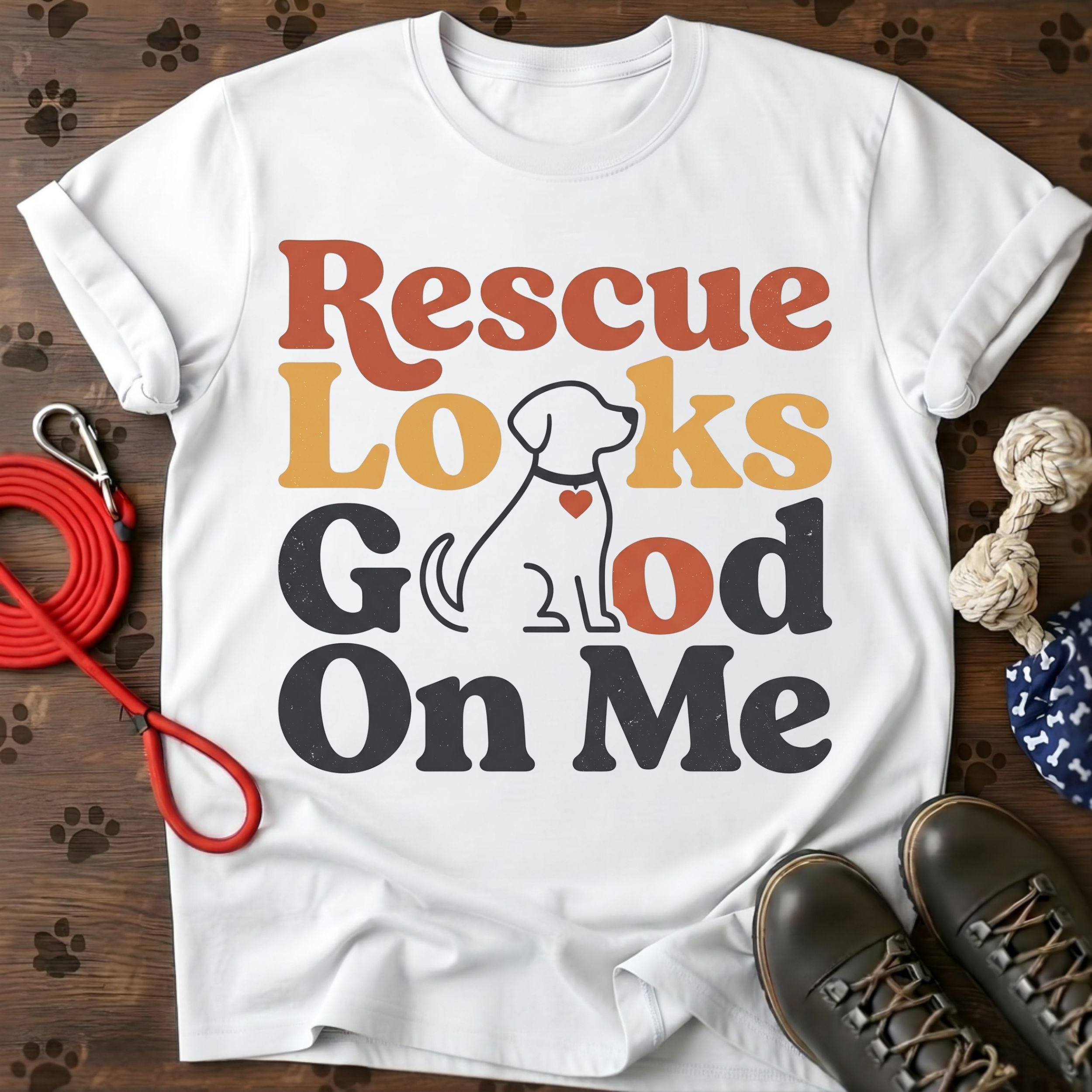 Rescue Looks Good On Me Tee