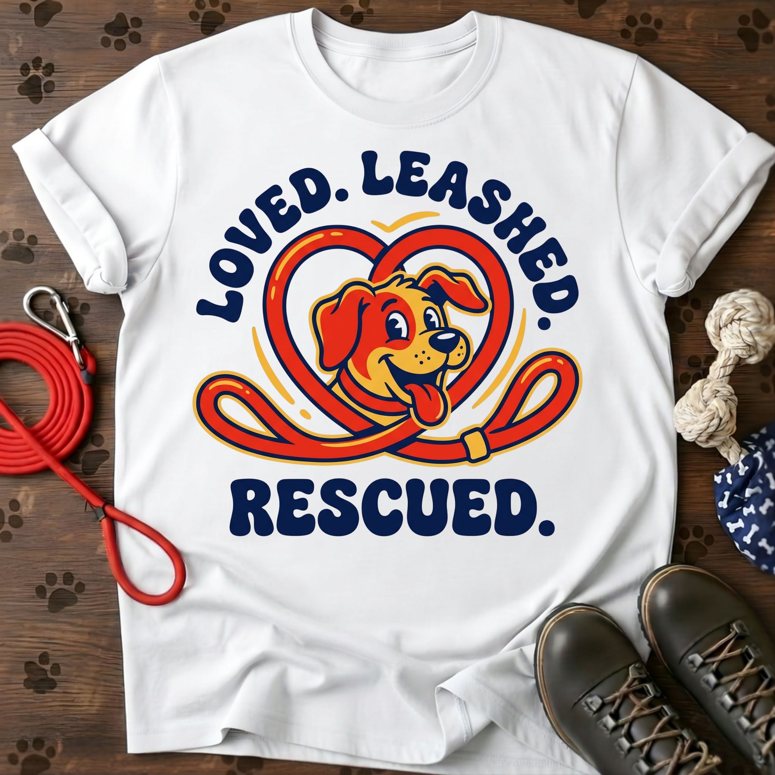Loved. Leashed. Rescued. Tee
