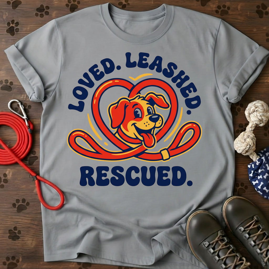 Loved. Leashed. Rescued. Tee