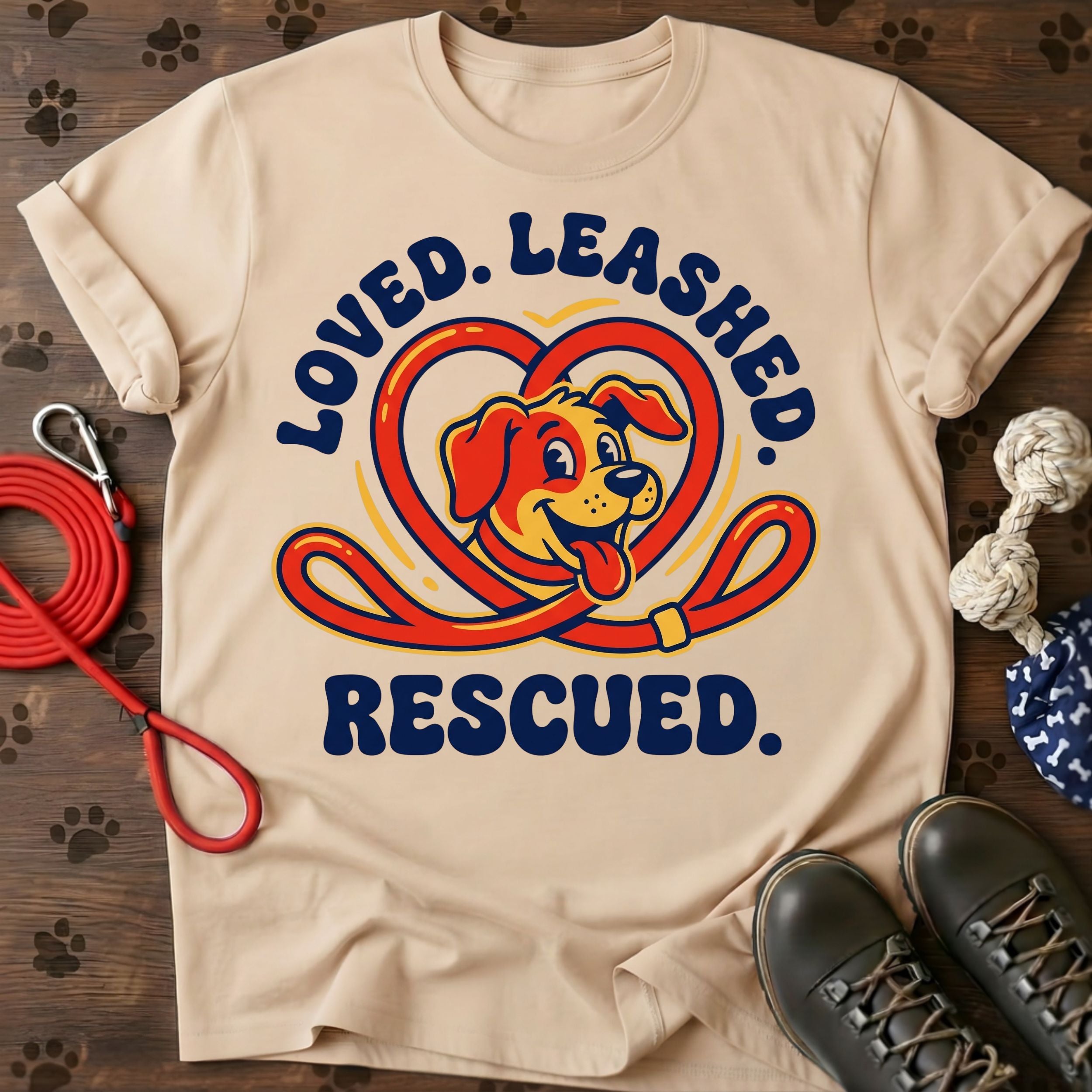 Loved. Leashed. Rescued. Tee
