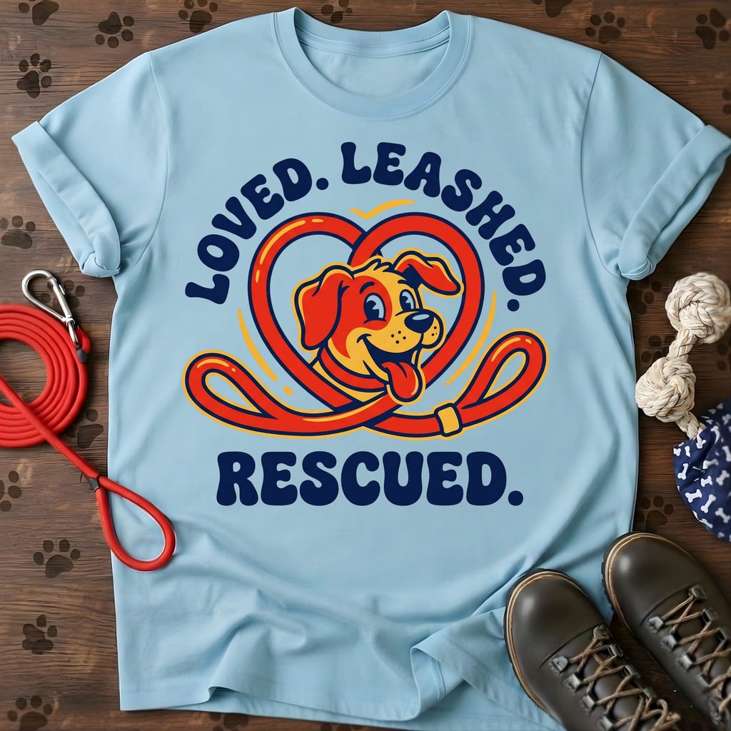 Loved. Leashed. Rescued. Tee