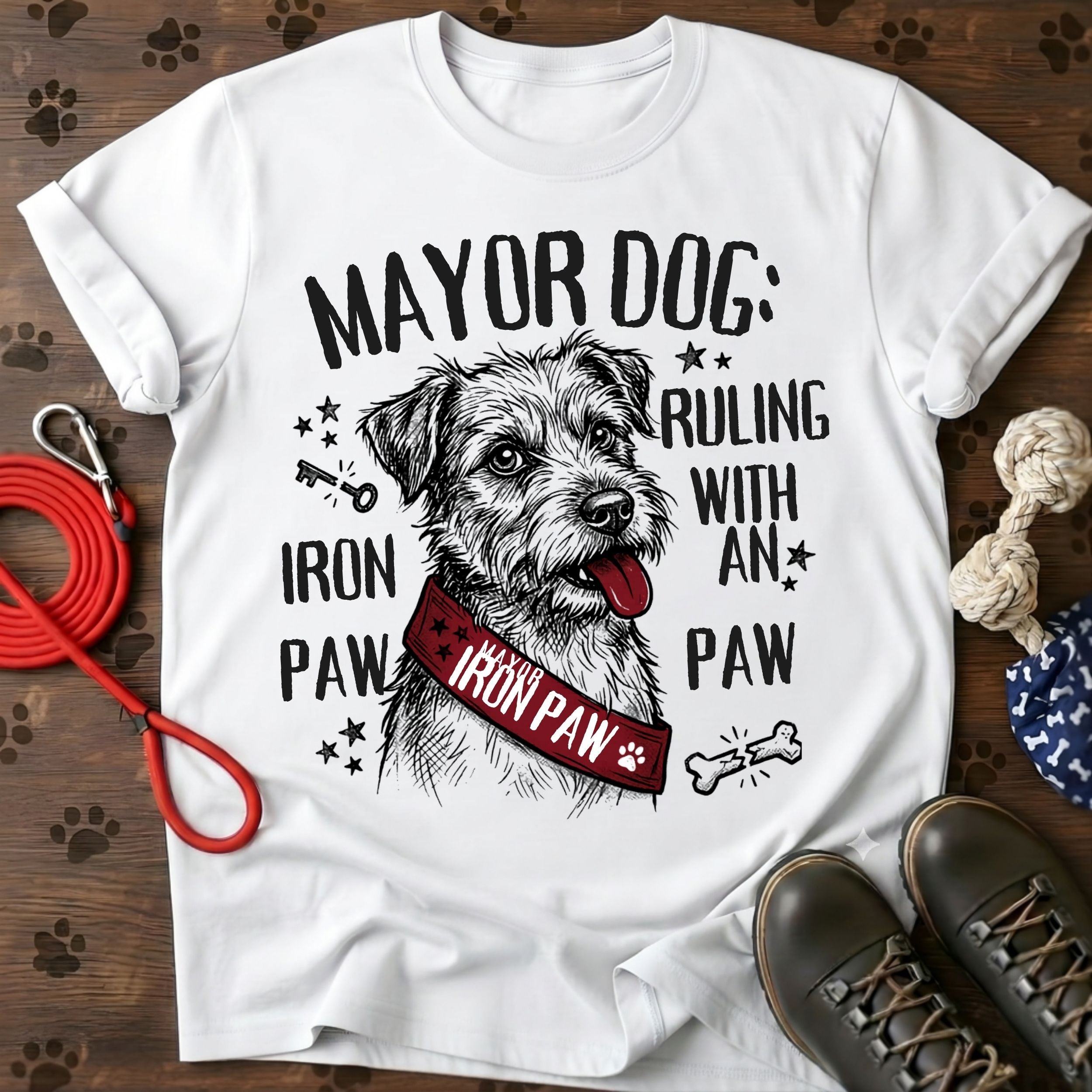 Mayor dog ruling wit an paw Tee