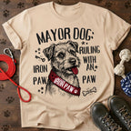 Mayor dog ruling wit an paw Tee