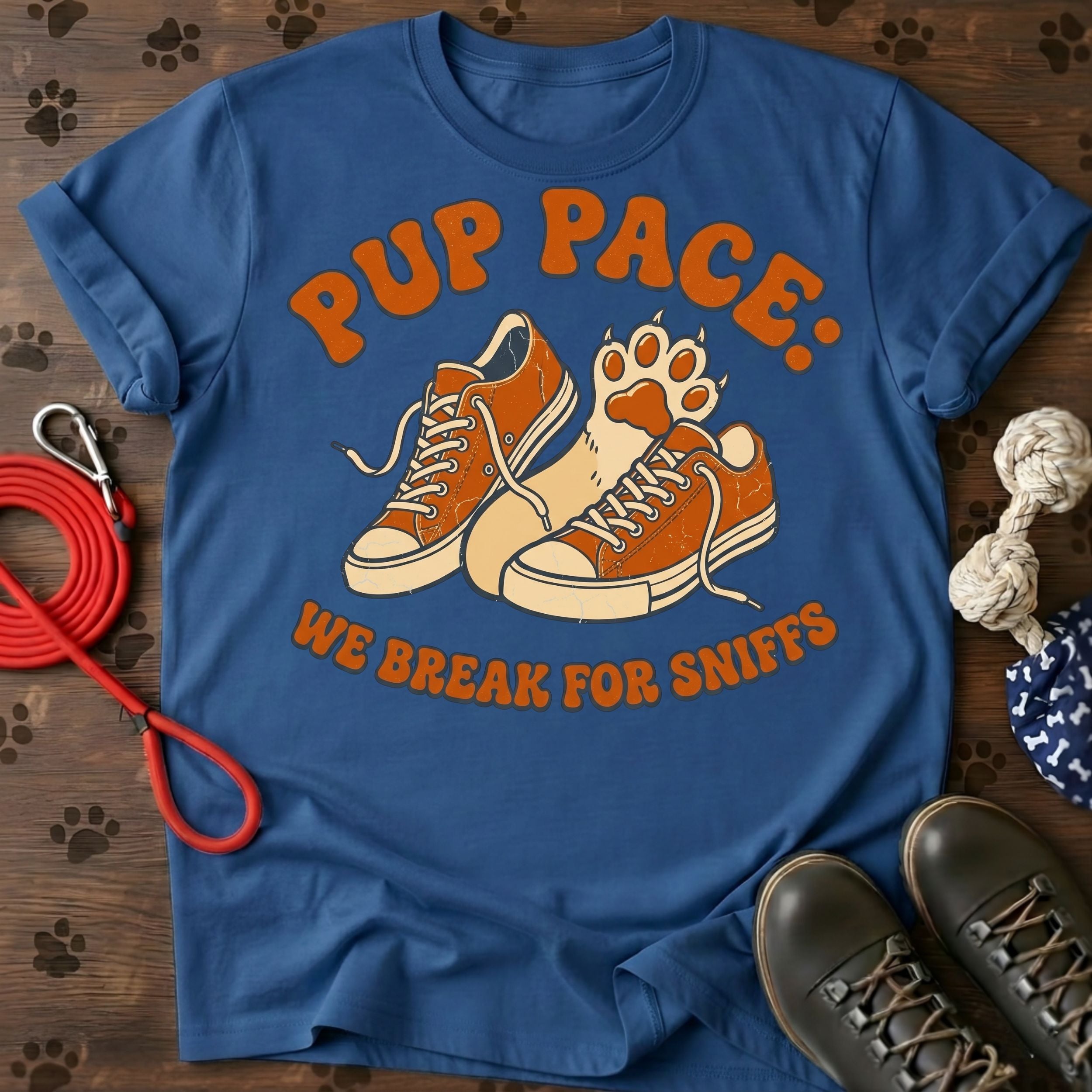 Pup pace we break for sniffes Tee