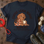 Coffee Leash Repeat Tee