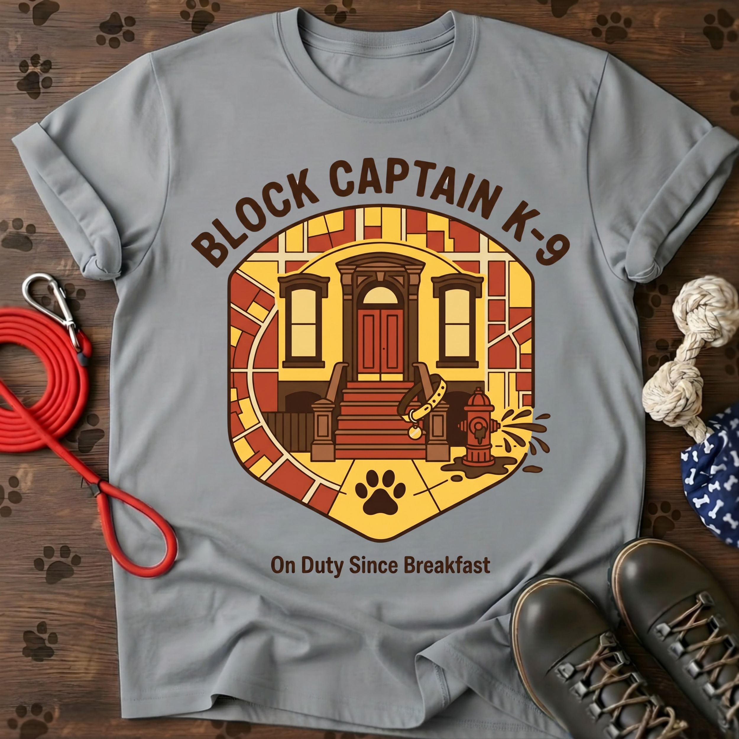 Block Captain K-9 Tee