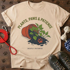 Plants, Paws & Patience Tee