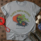 Plants, Paws & Patience Tee