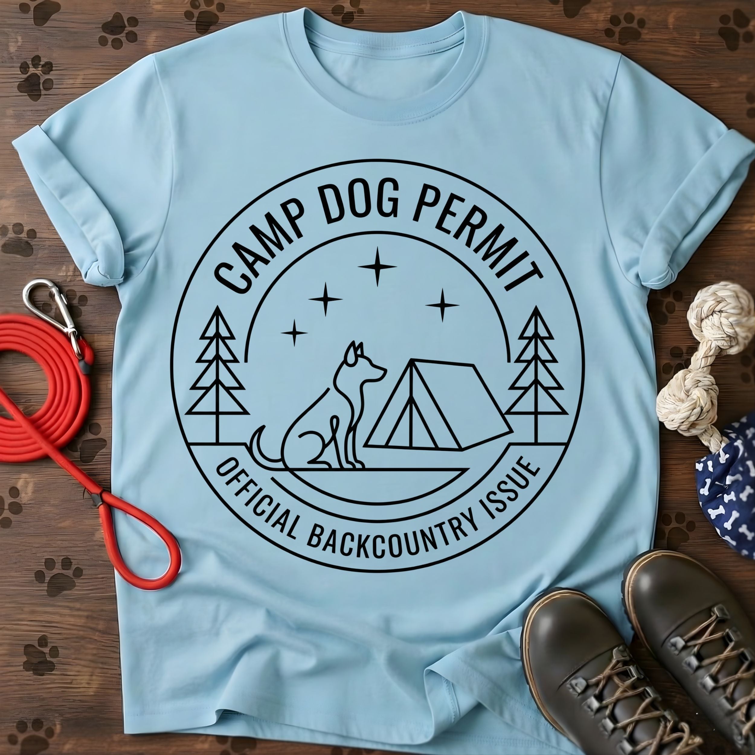 Camp Dog Permit Tee