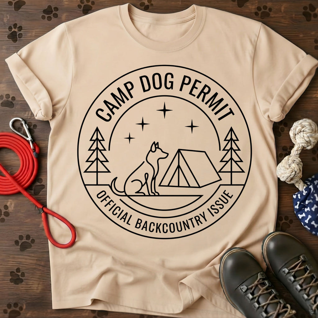 Camp Dog Permit Tee