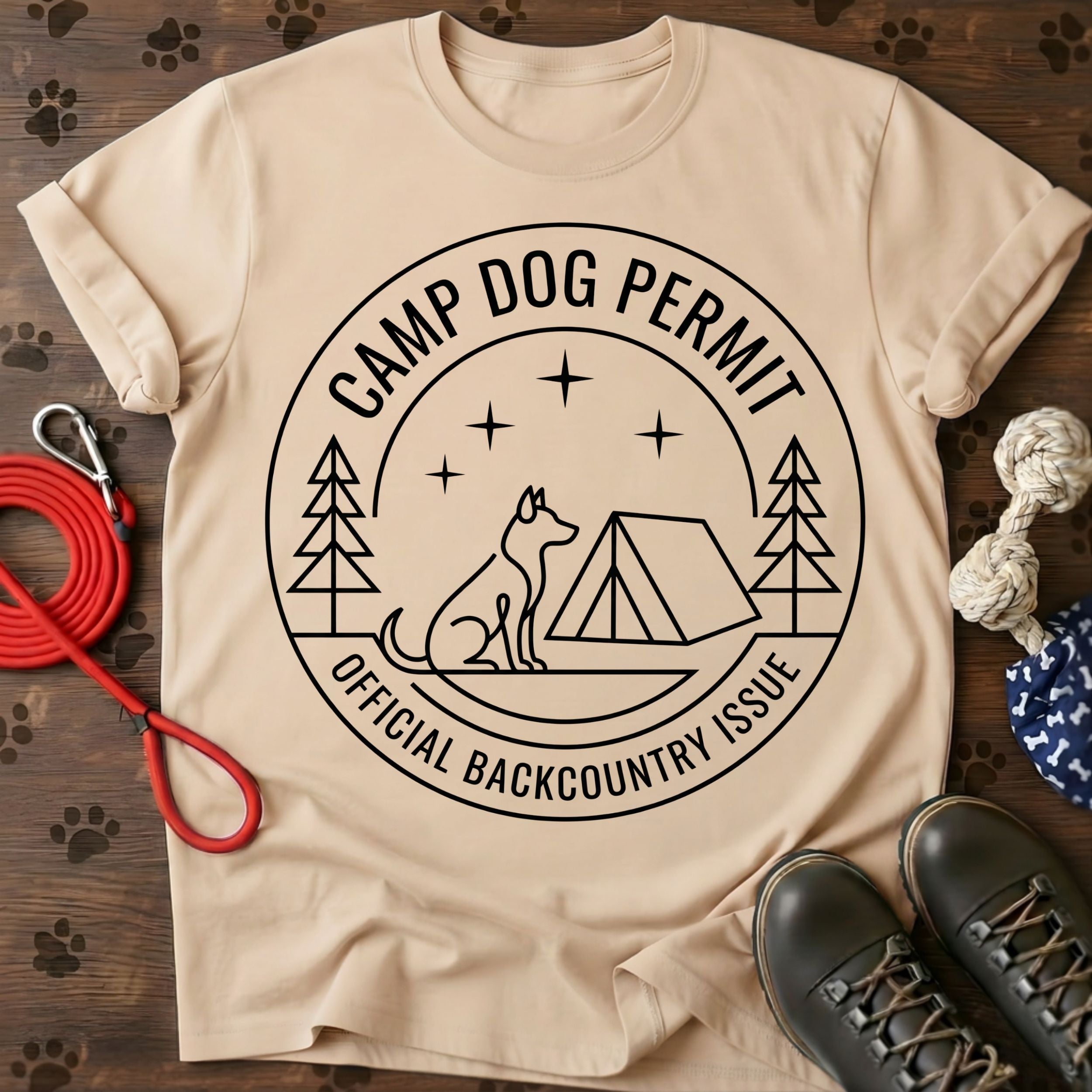 Camp Dog Permit Tee