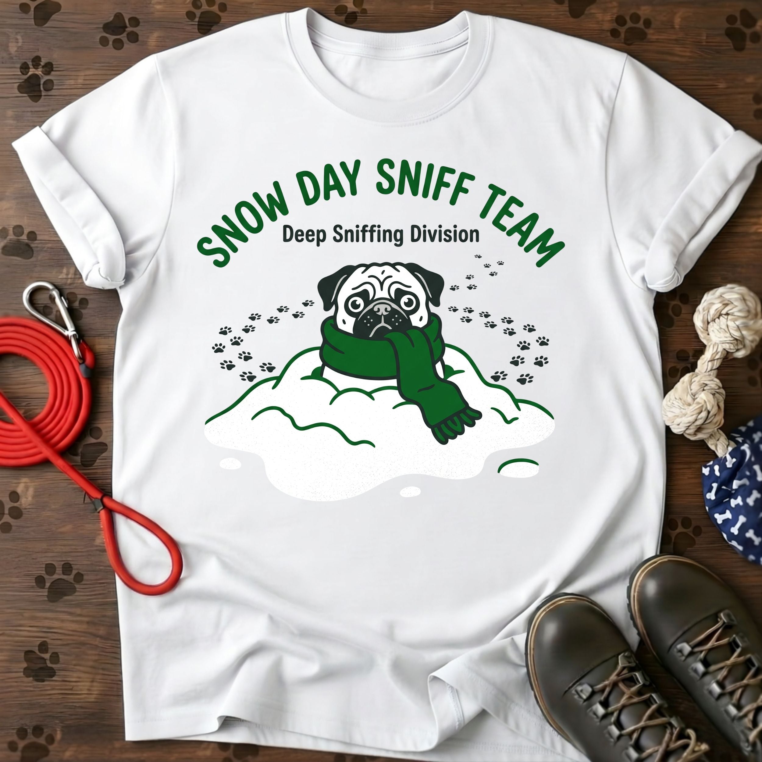 Snow Day Sniff Team Tee