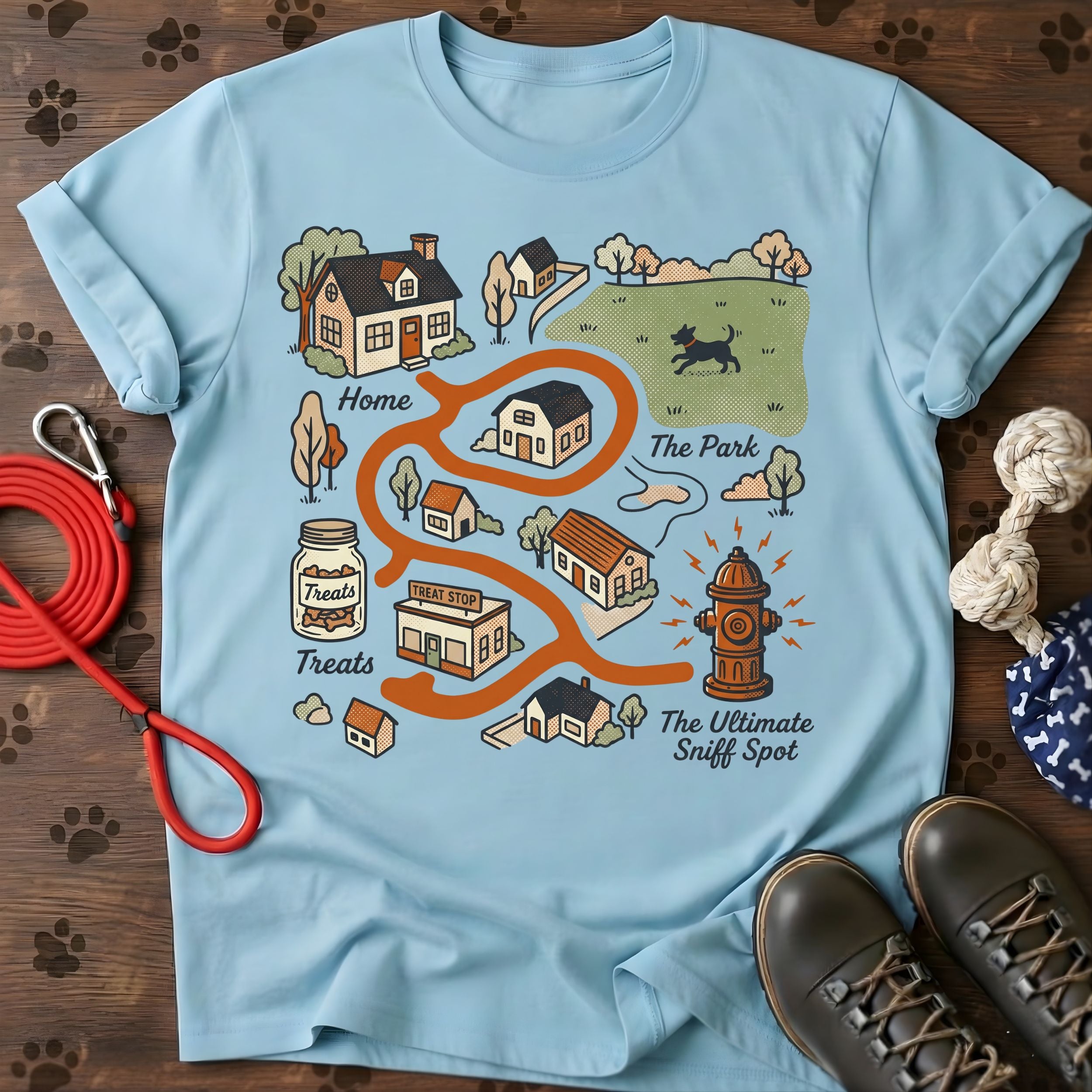 Daily Route Map Tee