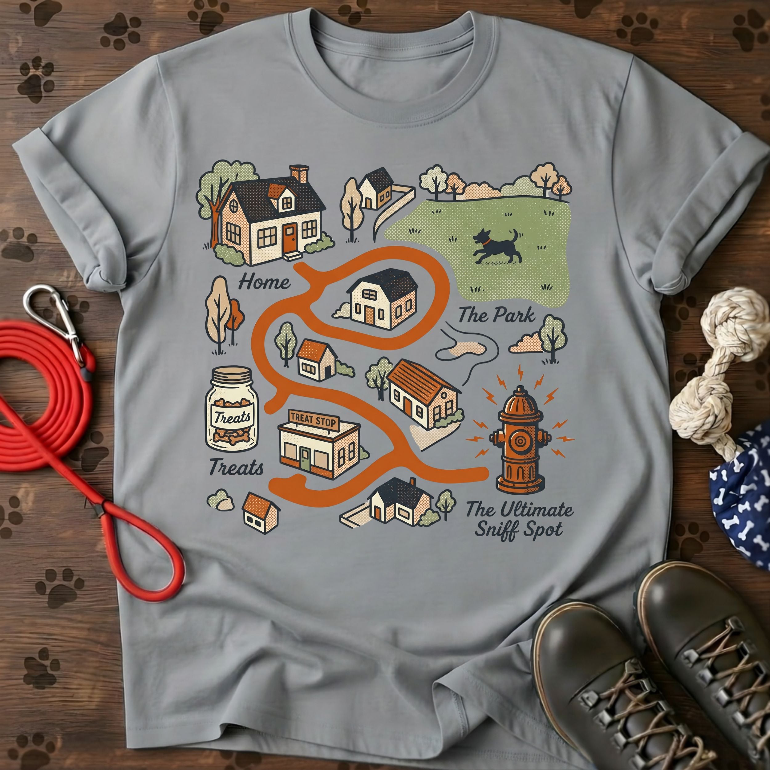 Daily Route Map Tee