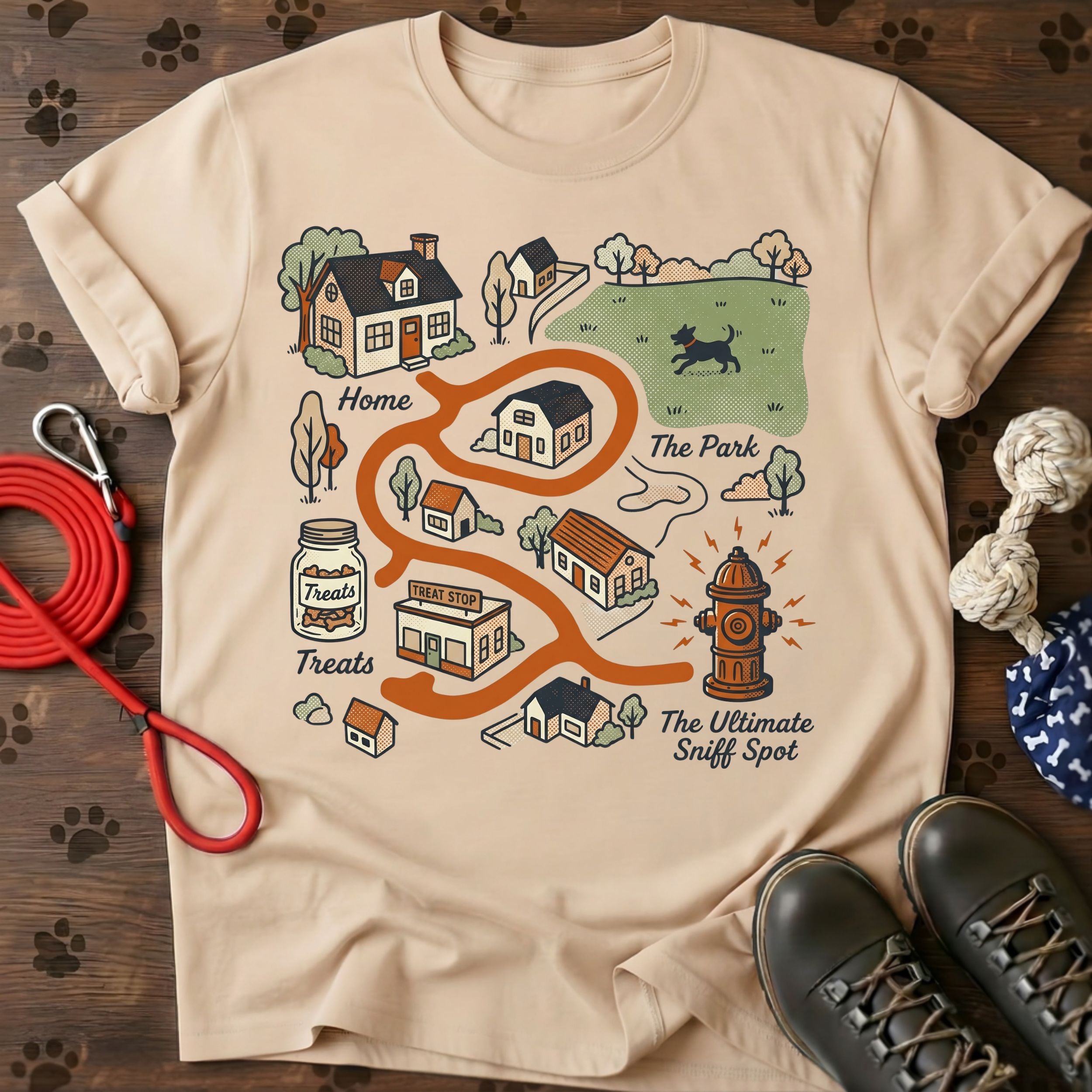 Daily Route Map Tee