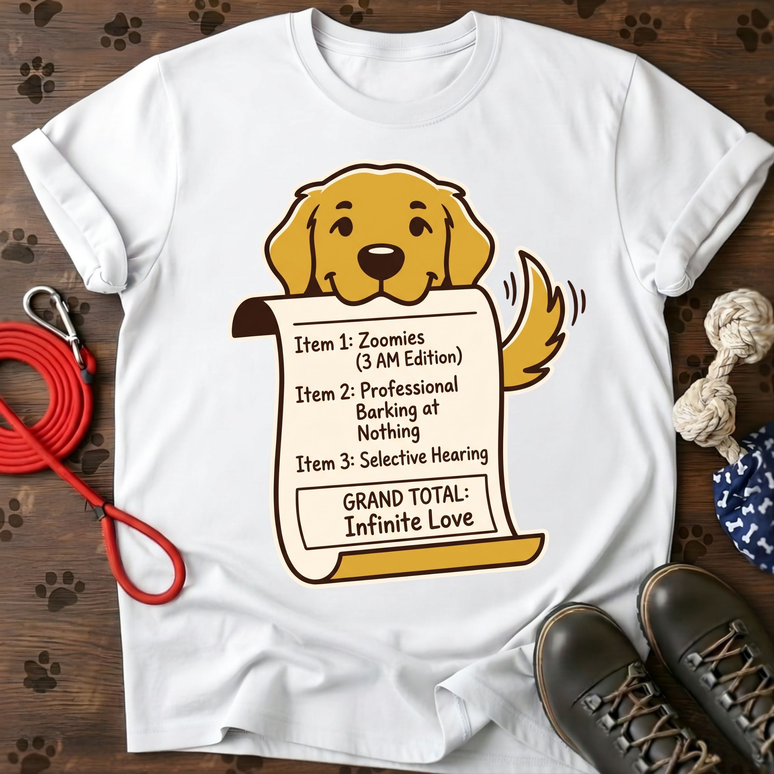 Dog Stats CardTee