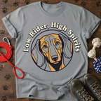 Low Rider, High Spirits Dachshund Tee