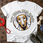 Low Rider, High Spirits Dachshund Tee