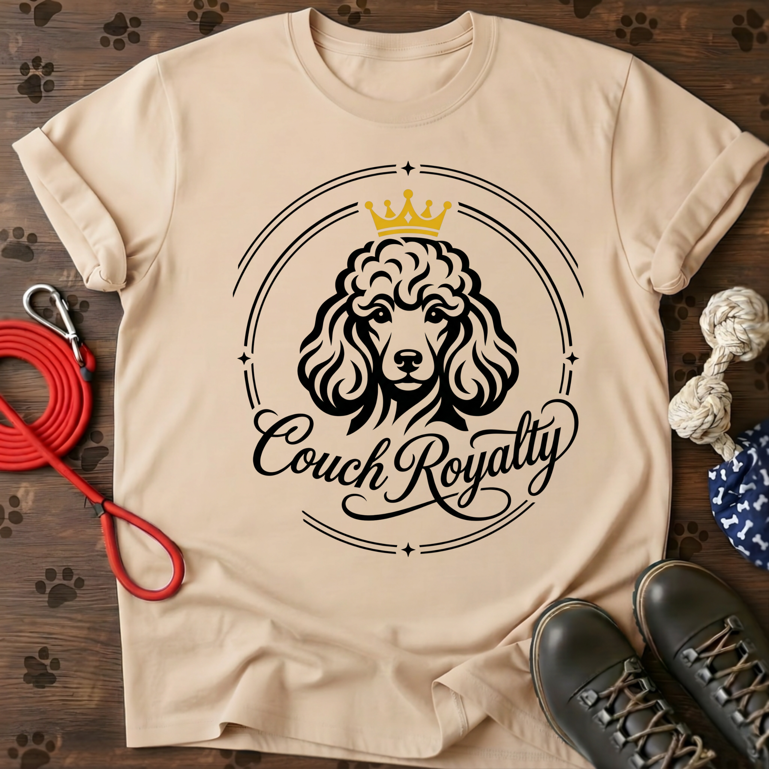 Couch Royalty Poddle Tee