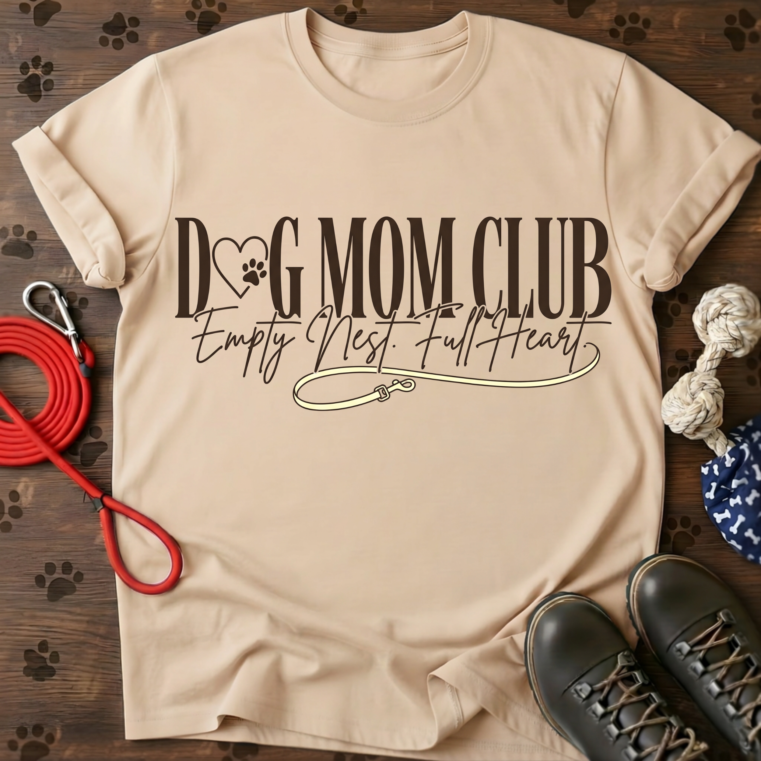 EMPTY NEST. FULL HEART. DOG MOM CLUB. Tee