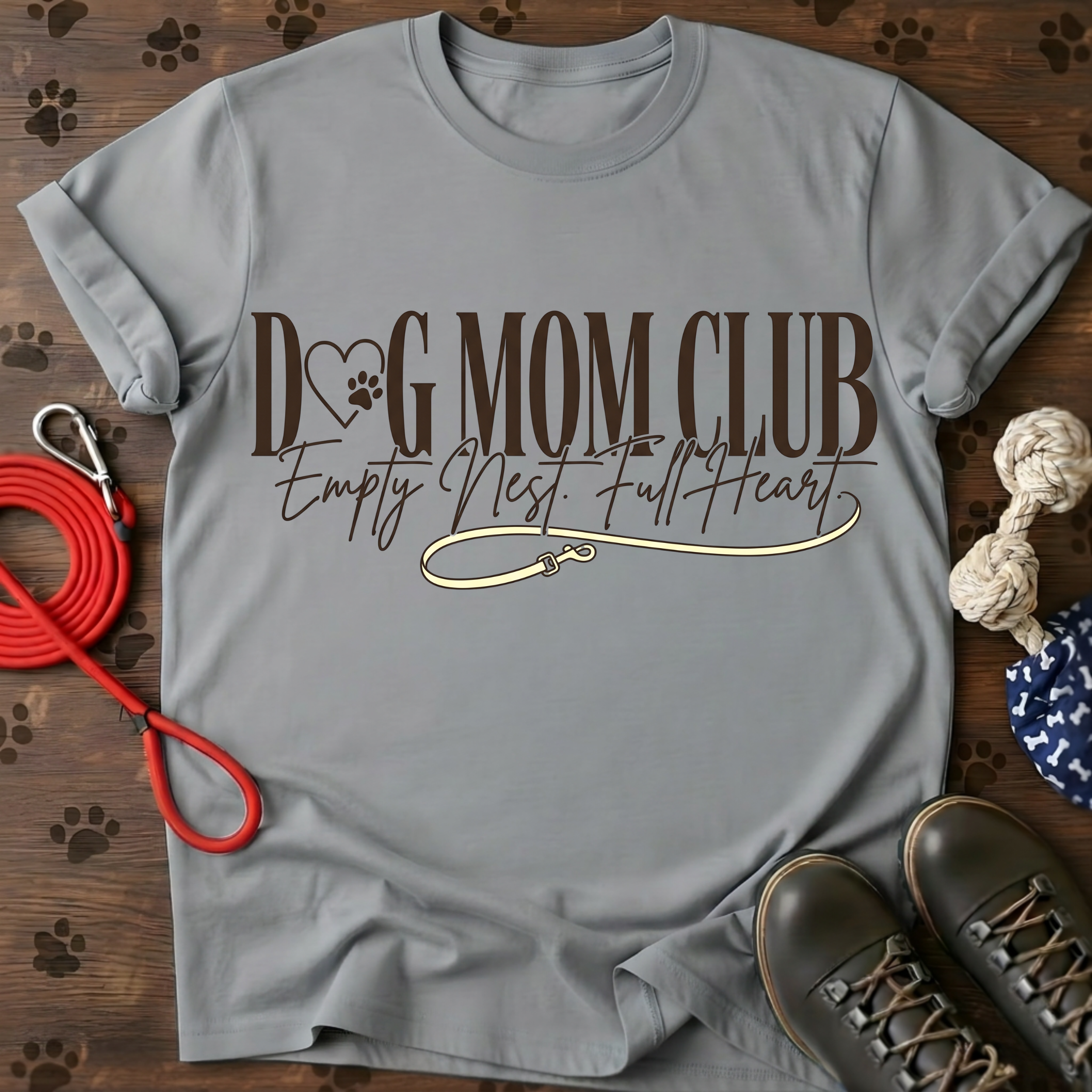 EMPTY NEST. FULL HEART. DOG MOM CLUB. Tee