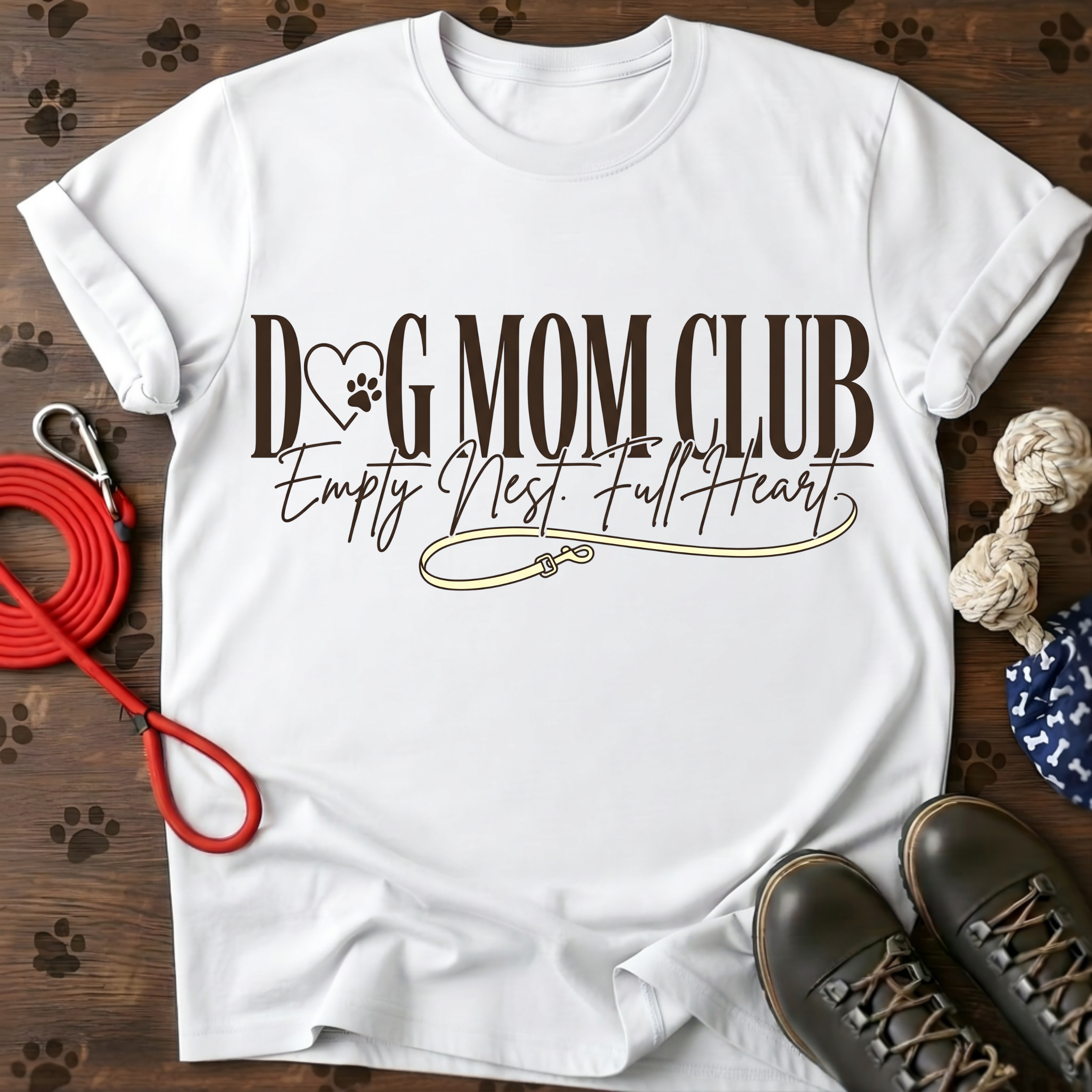 EMPTY NEST. FULL HEART. DOG MOM CLUB. Tee