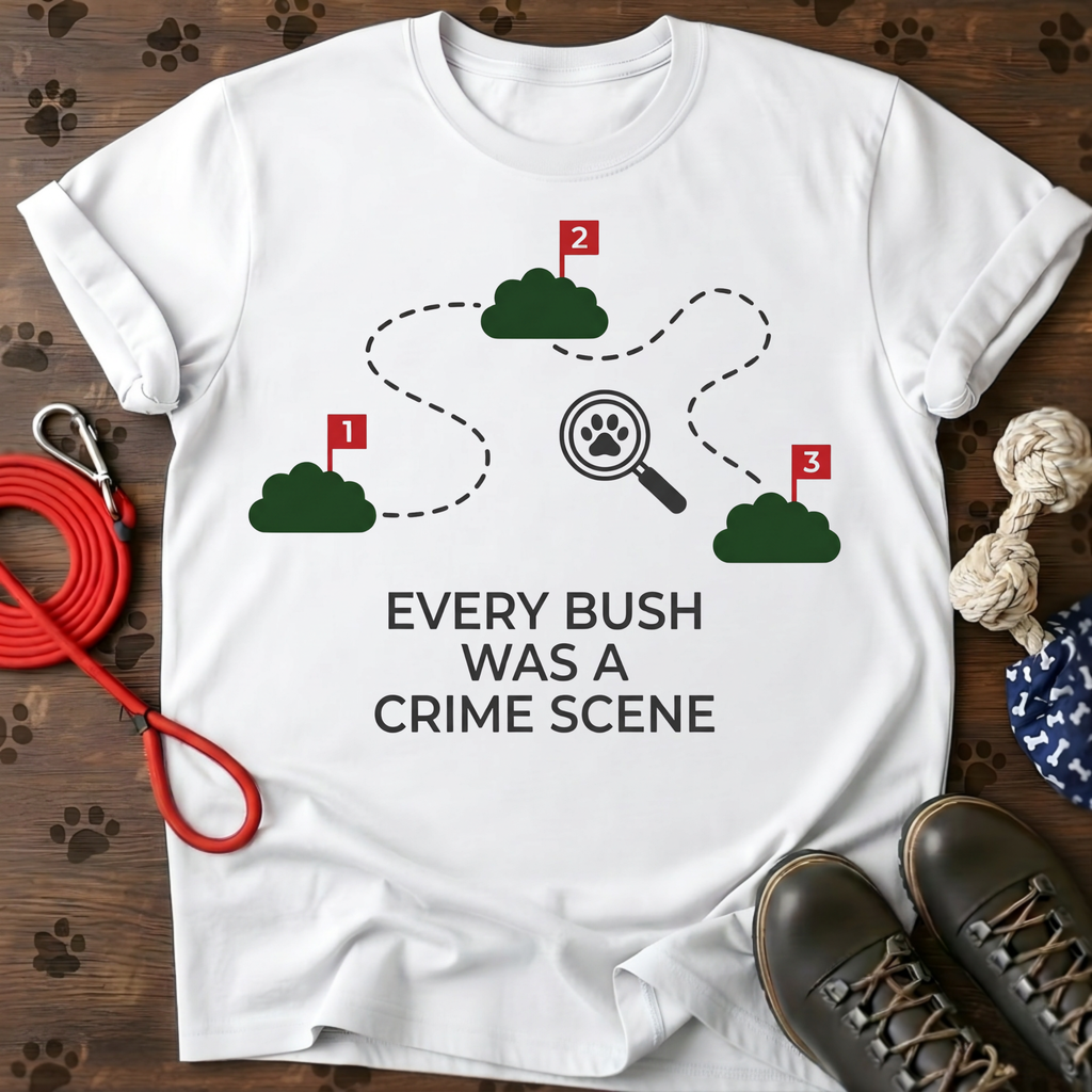 EVERY BUSH WAS A CRIME SCENE Tee