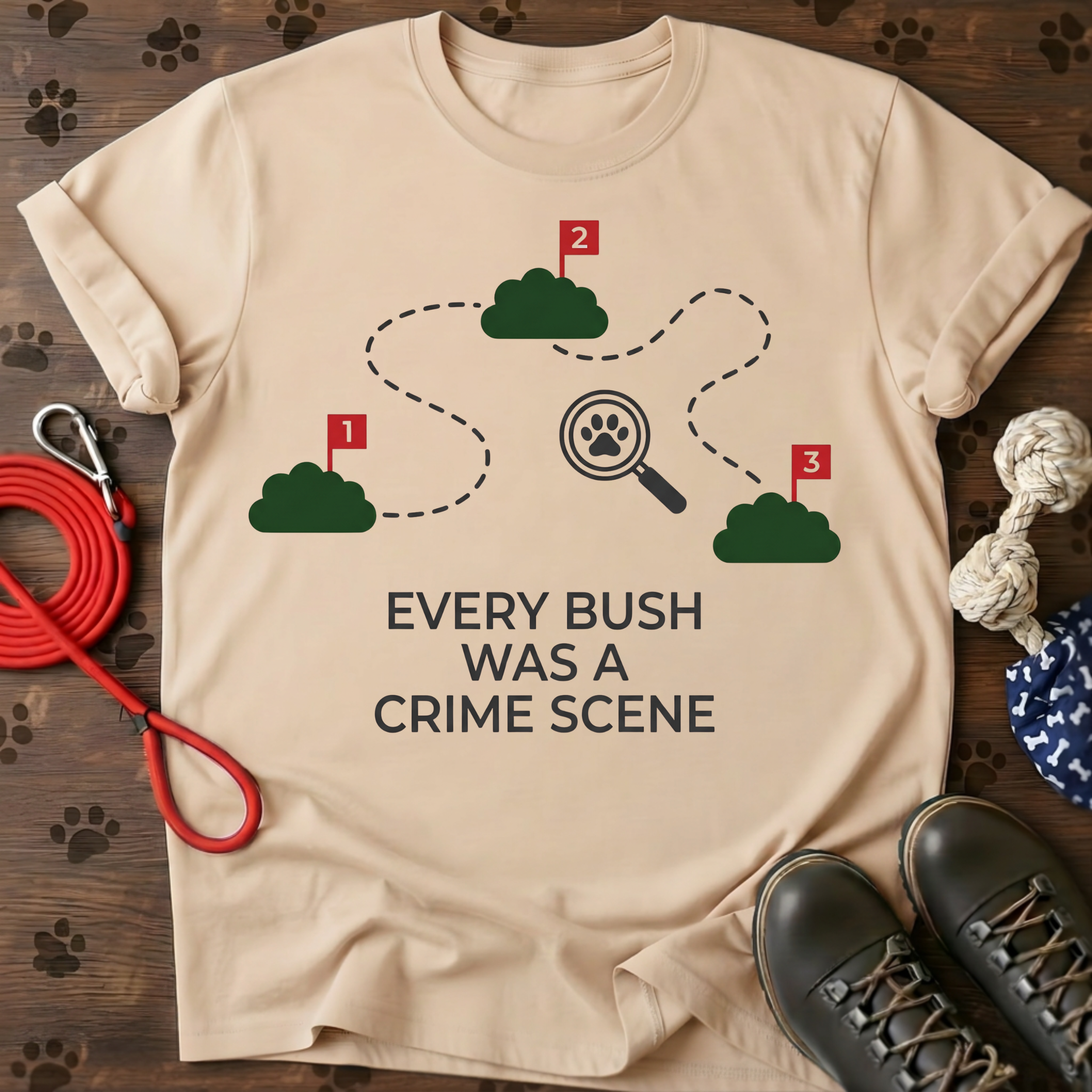 EVERY BUSH WAS A CRIME SCENE Tee