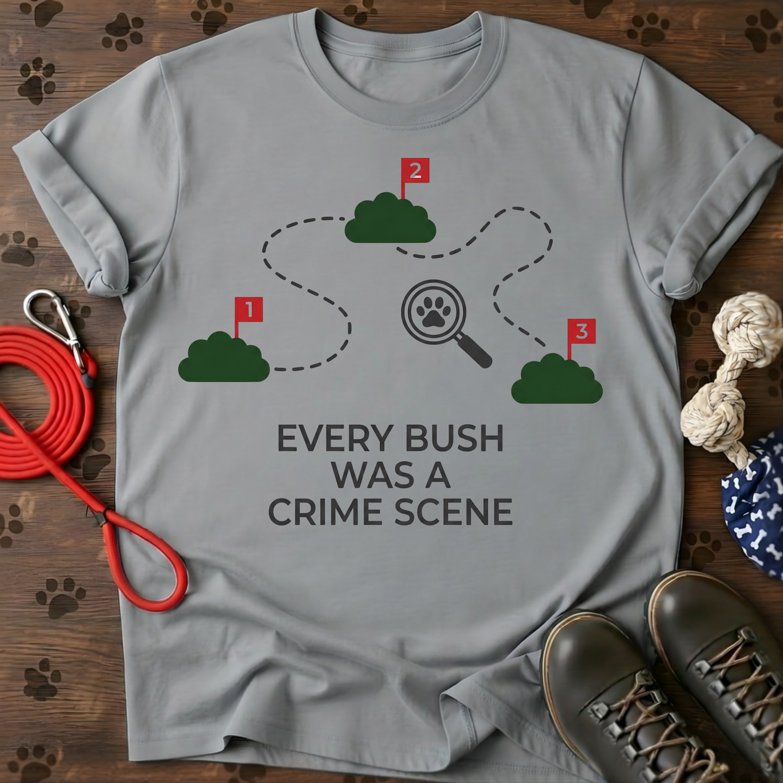 EVERY BUSH WAS A CRIME SCENE Tee