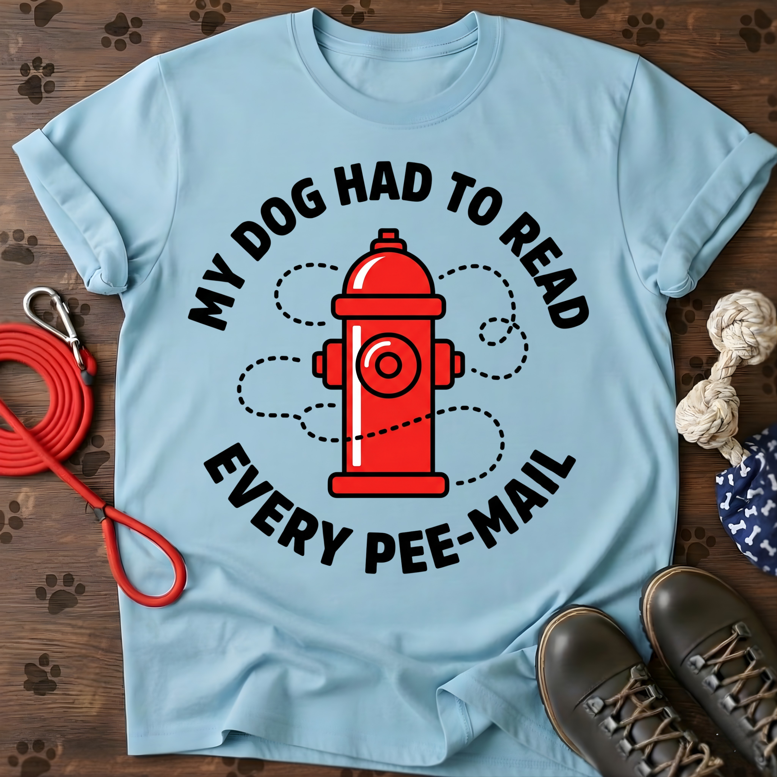 MY DOG HAD TO READ EVERY PEE-MAIL Tee