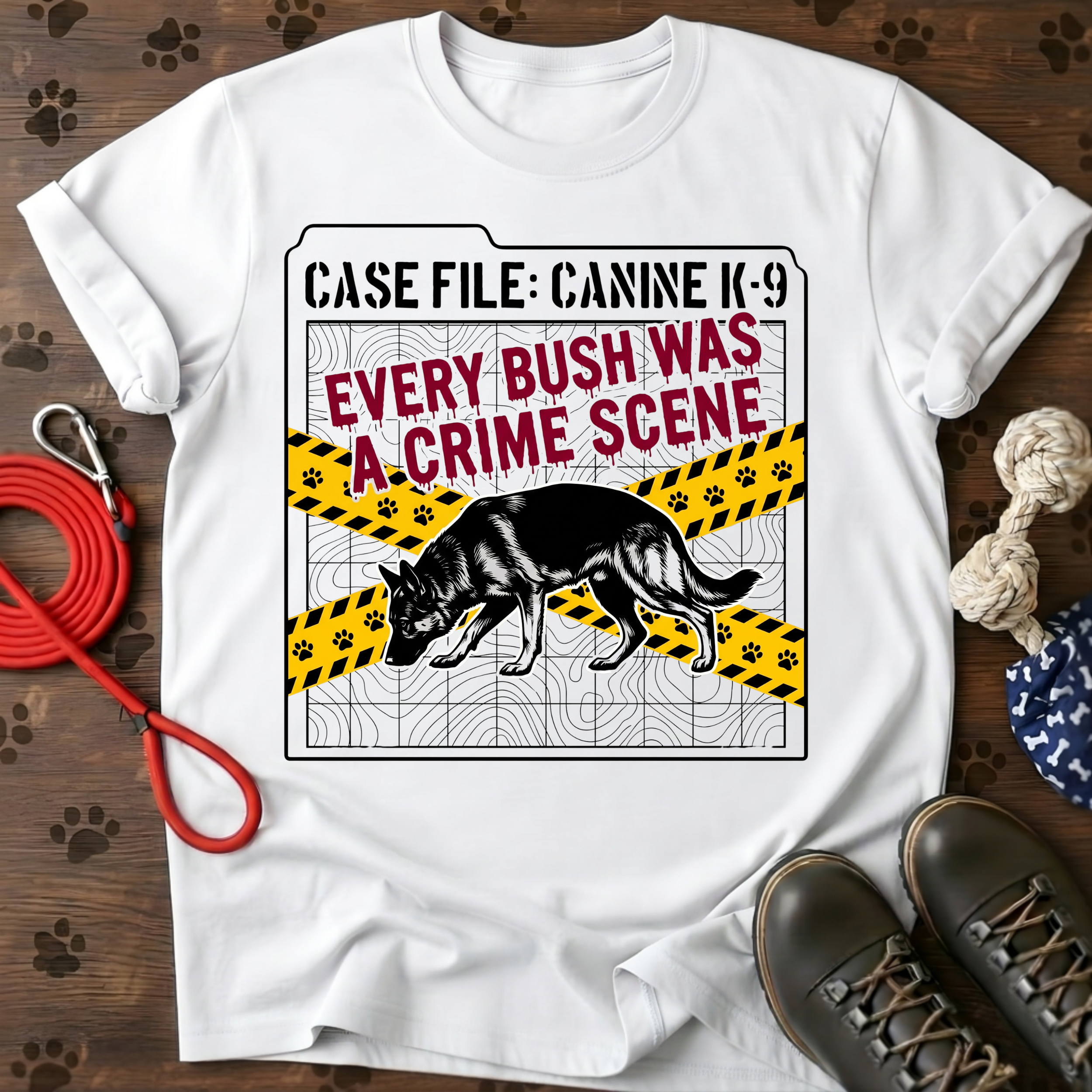 EVERY BUSH WAS A CRIME SCENE Tee