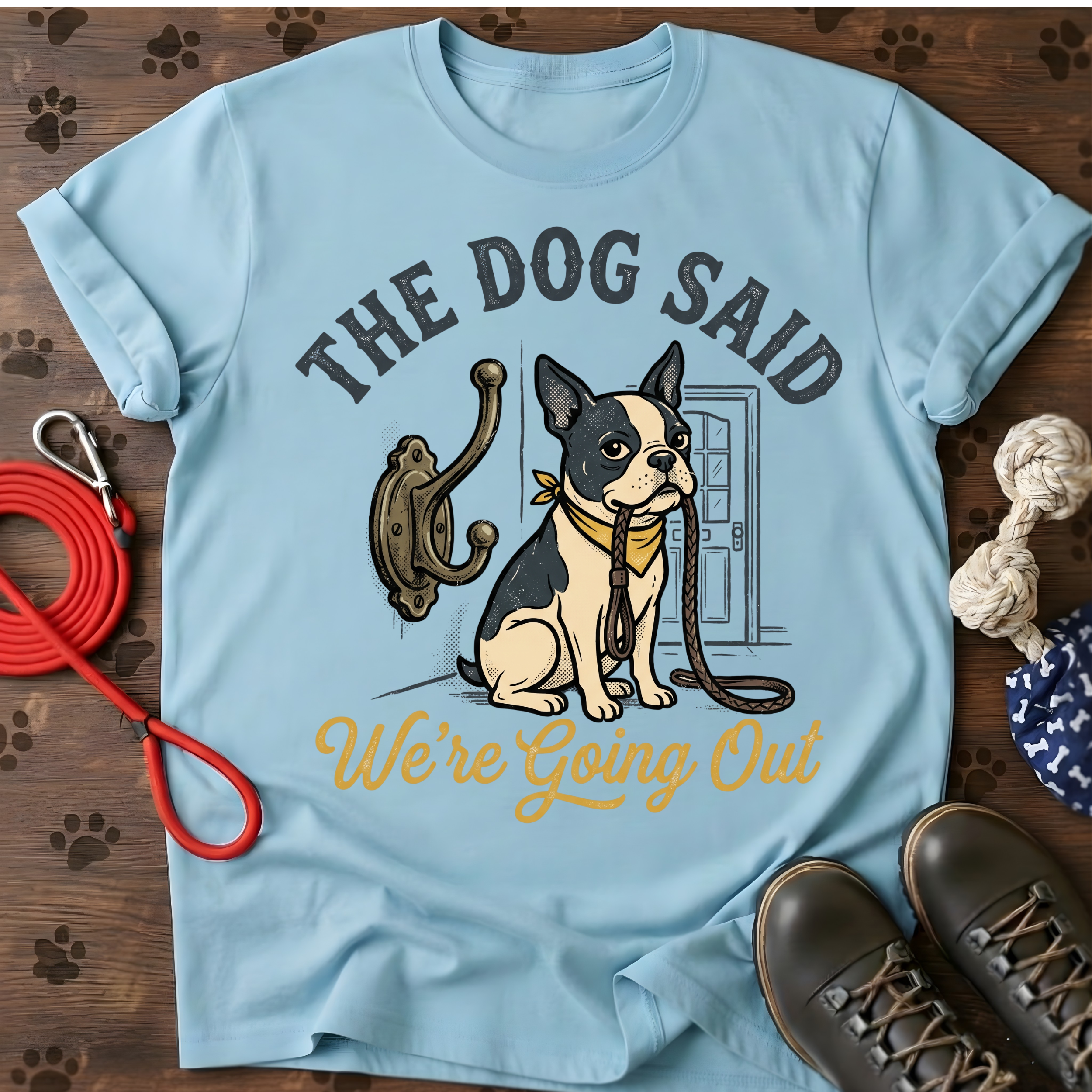 THE DOG SAID WE’RE GOING OUT Tee