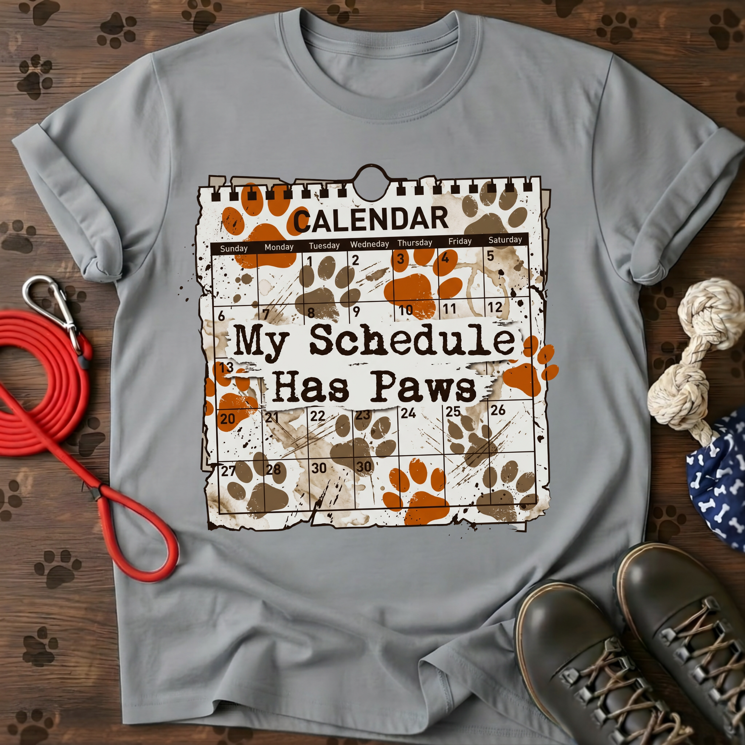 MY SCHEDULE HAS PAWS Tee