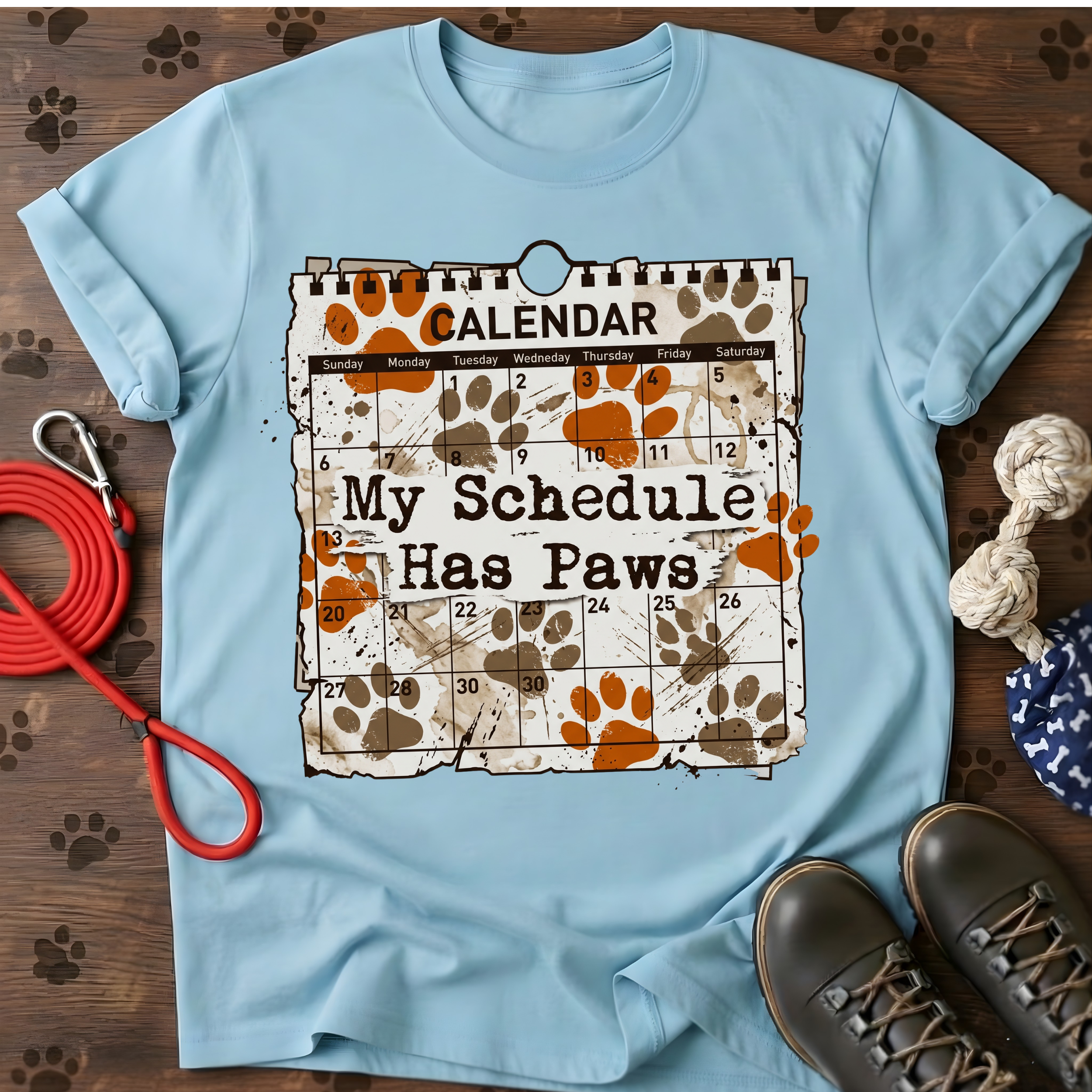 MY SCHEDULE HAS PAWS Tee