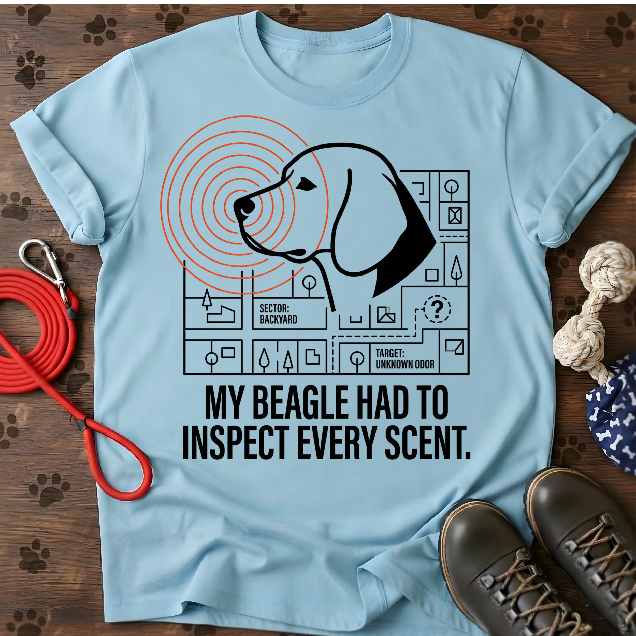 MY BEAGLE HAD TO INSPECT EVERY SCENT Tee