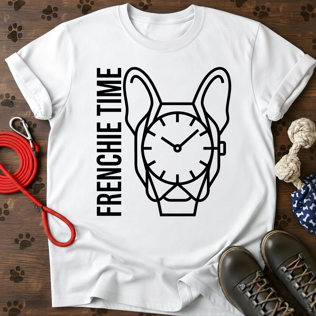 MY FRENCHIE WALKS ON FRENCHIE TIME Tee