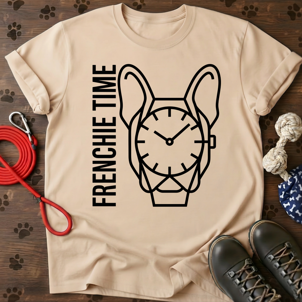 MY FRENCHIE WALKS ON FRENCHIE TIME Tee