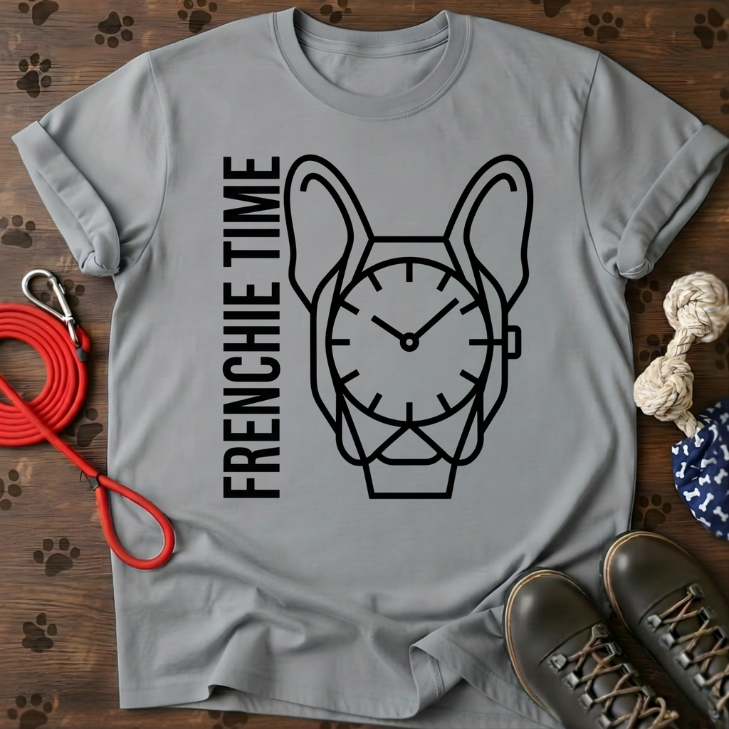 MY FRENCHIE WALKS ON FRENCHIE TIME Tee