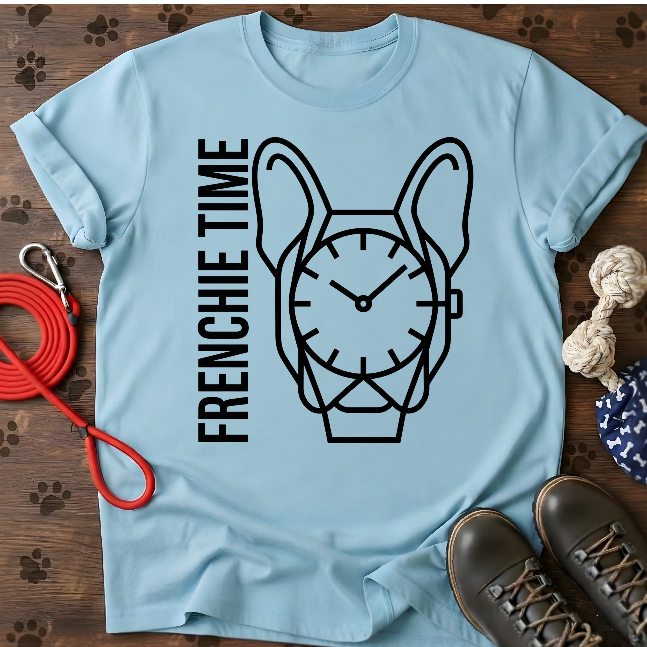 MY FRENCHIE WALKS ON FRENCHIE TIME Tee