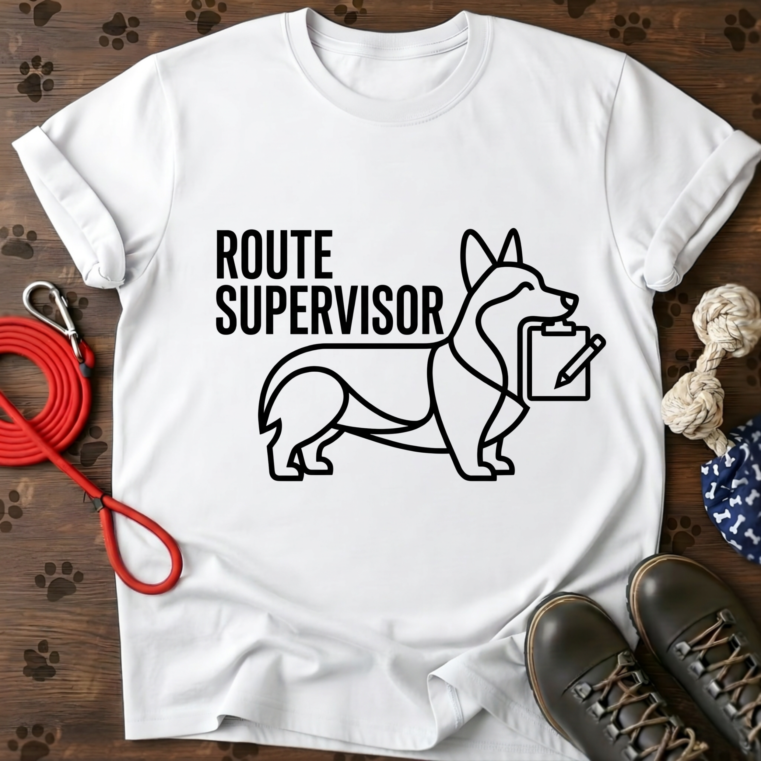 CORGI ROUTE SUPERVISOR Tee